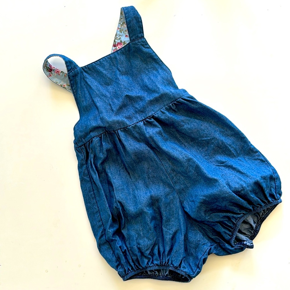 Used Minnow x brock collection romper 4T